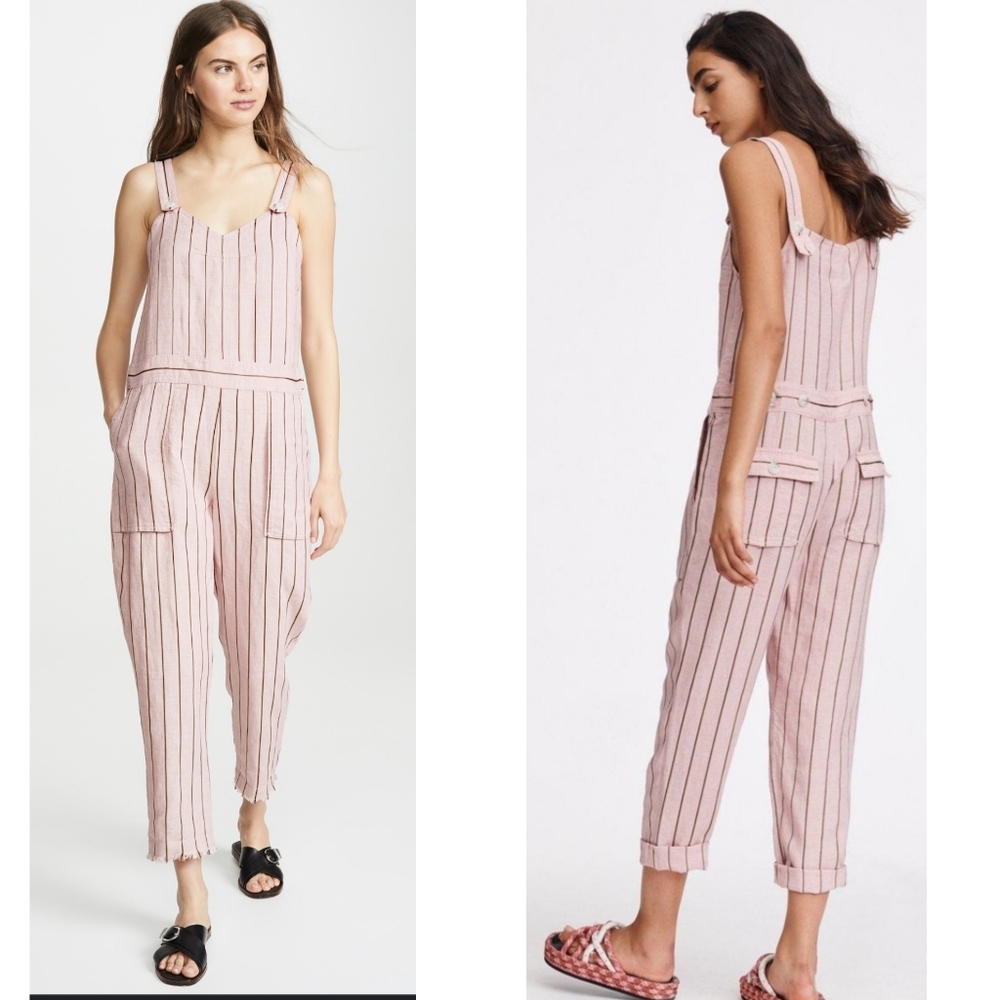 Rag & Bone Nina Linen Jumpsuit Size 6